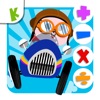 Funny Math Car Racing Game icon