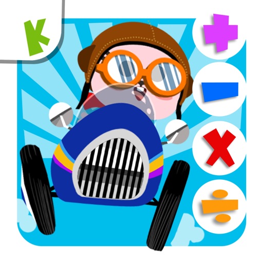 Funny Math Car Racing Game iOS App