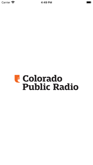 Colorado Public Radio Screenshot