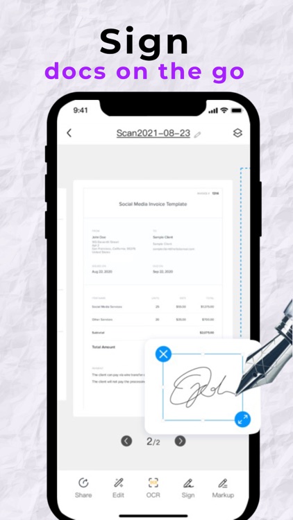 Scanner pro: pdf app scannen