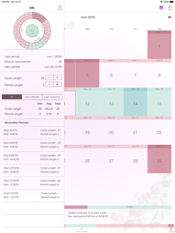 My Period Calendarのおすすめ画像2