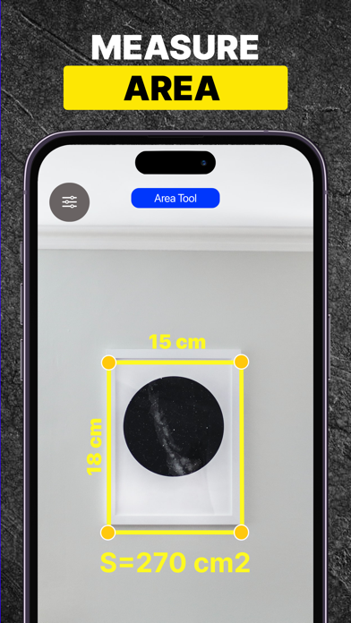 Measuring Tape+ Measure AR app Screenshot