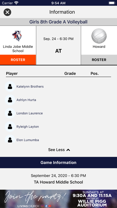 Mansfield ISD Athletics Screenshot