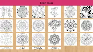 Flower Coloring Pages Mandala screenshot 1