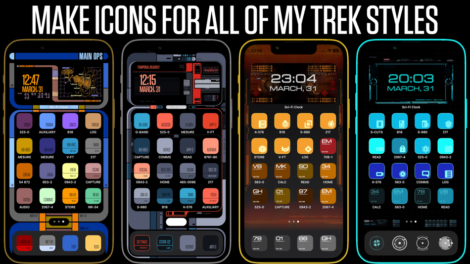#2. TREK: Icons (iOS) 由: NSTE, LLC