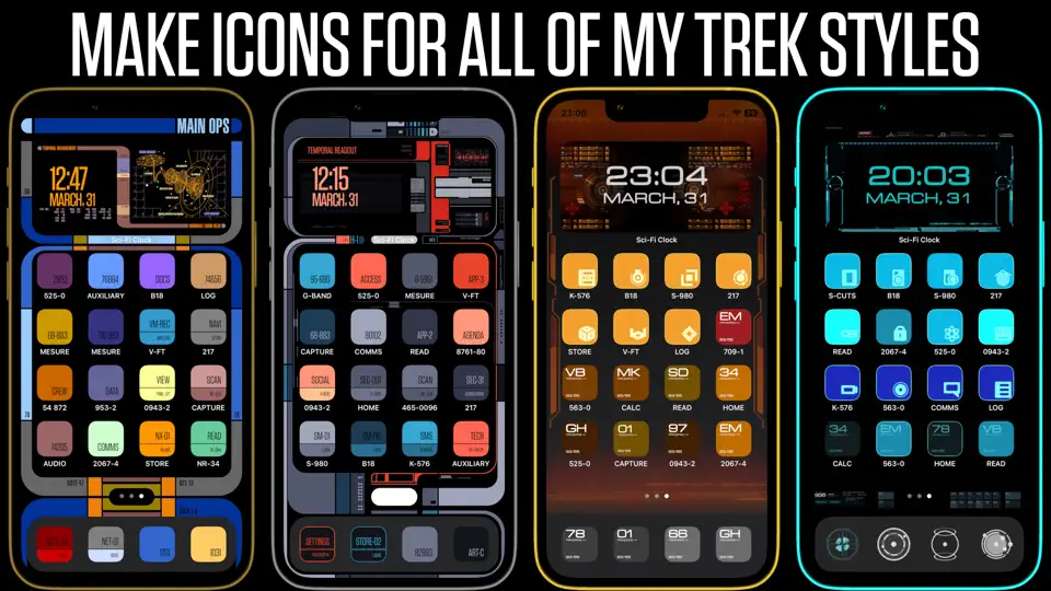Screenshot von TREK: Icons auf dem iPhone 2