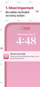 Contraceptive Ring Reminder + screenshot #1 for iPhone