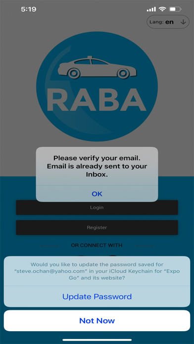 RABA Taxi in South Sudan Screenshot