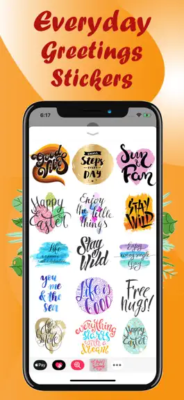 Game screenshot Everyday Greetings Stickers! apk