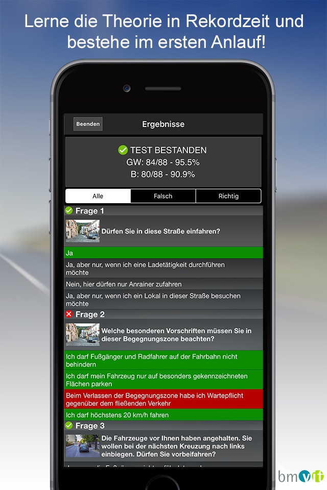 iFahrschulTheorie Österreich screenshot 2
