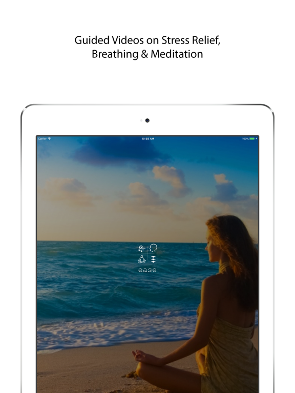 Ease My Stress & Anxiety iPad screenshot 1 - Health & Fitness app