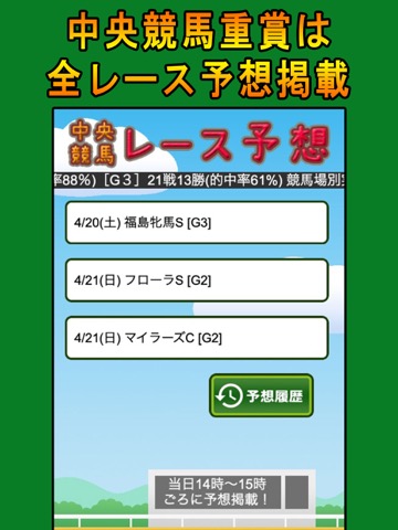 だれうま天気〜競馬場の天気予報&中央競馬レース予想〜のおすすめ画像3