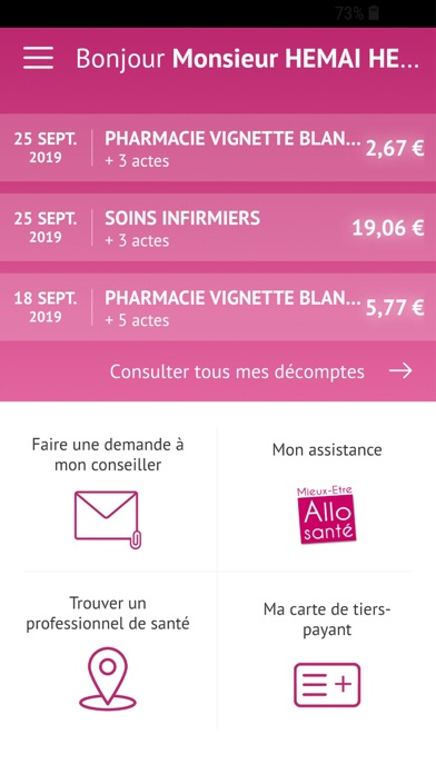 Screenshot #1 pour Ma Mutuelle Mieux-Être