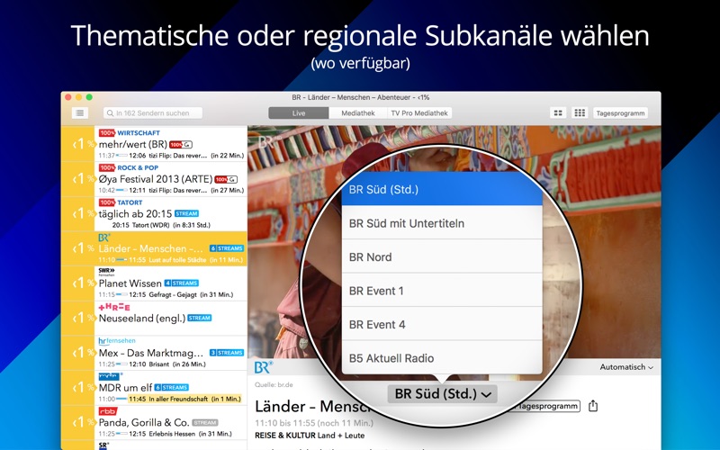 Live TV - IP TV Stream Screenshot