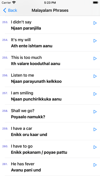 Learn Malayalam Language Screenshot