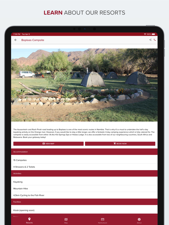 Screenshot #5 pour NWR – Namibia Wildlife Resorts