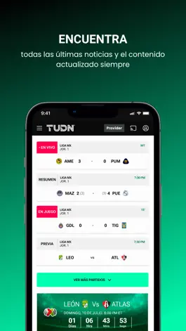 Game screenshot TUDN: TU Deportes Network hack
