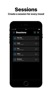 ai playlist maker: songswipe iphone screenshot 1