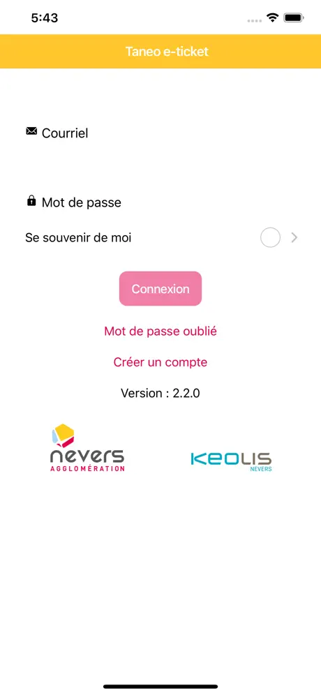 Taneo e-ticket