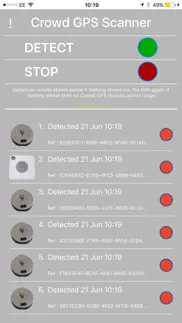 crowd gps scanner iphone screenshot 1