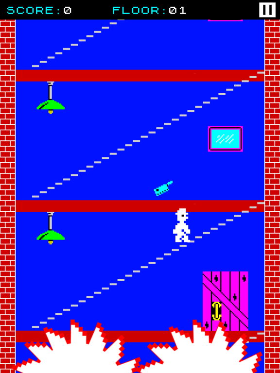 Screenshot #4 pour ZX Stairway Rush - Z80 classic
