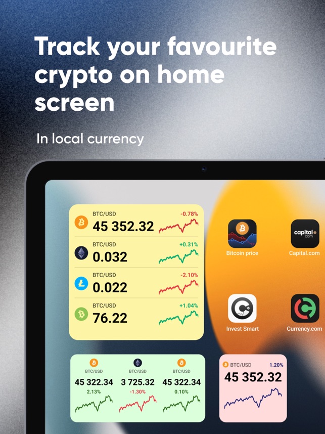 Bitcoin & Crypto Price Widget on the App Store