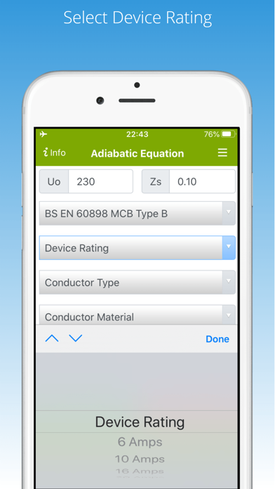 Adiabatic Equation Calculator Screenshot
