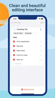 How to cancel & delete event planner: plan & remember 1