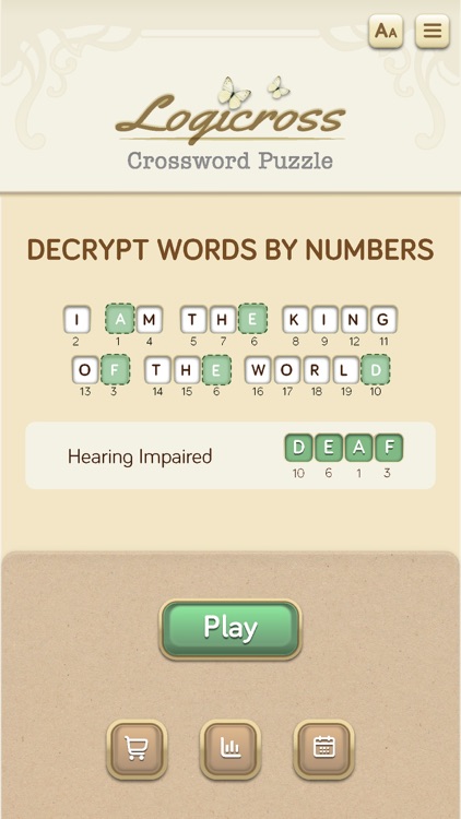 Logicross: Crossword Puzzle