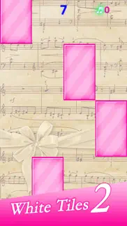 music white tile 2:piano games iphone screenshot 1