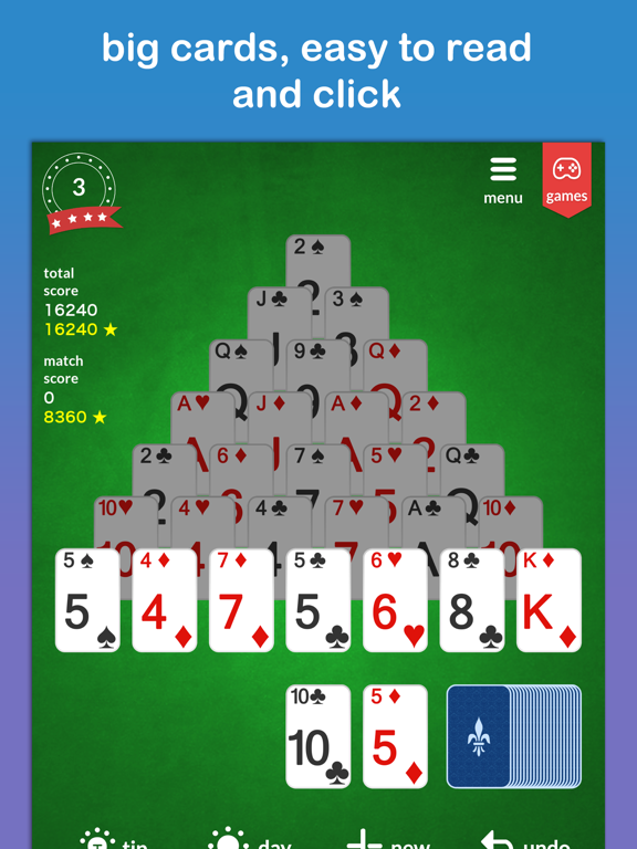 Solitaire - Classic Collection iPad screenshot 4 - Games app