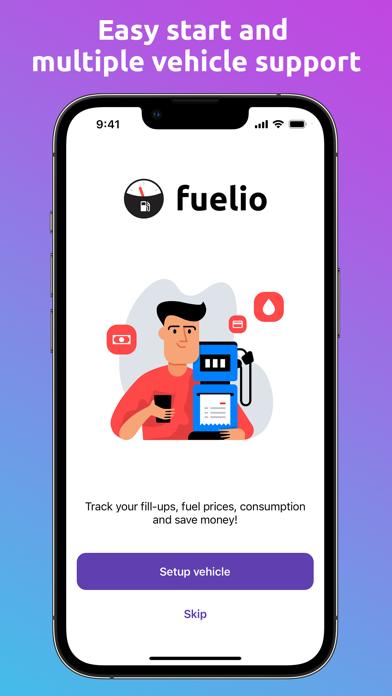 Fuelio - gas log, MPG Screenshot