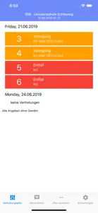 Vertretungsplan.app screenshot #1 for iPhone