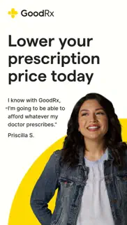 goodrx: prescription saver iphone screenshot 1