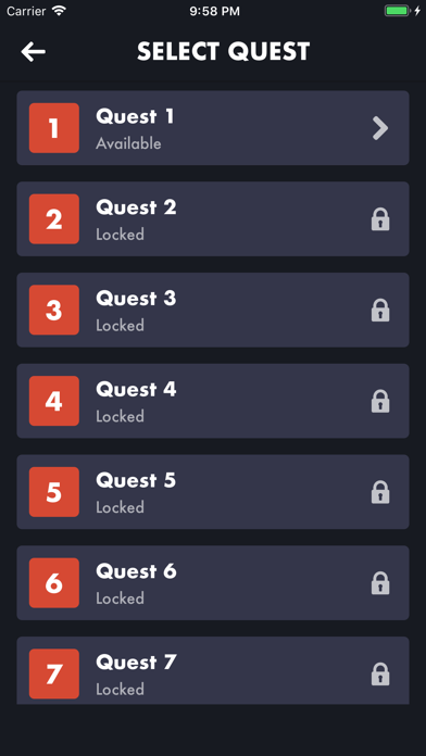 Quest: Word Puzzle Search Game Screenshot