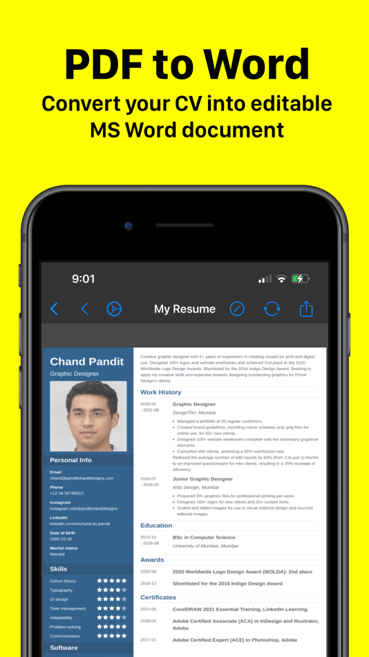 #1. PDF to word converter: Reddy (iOS) 由: Engels Cybersecurity & Consulting GmbH