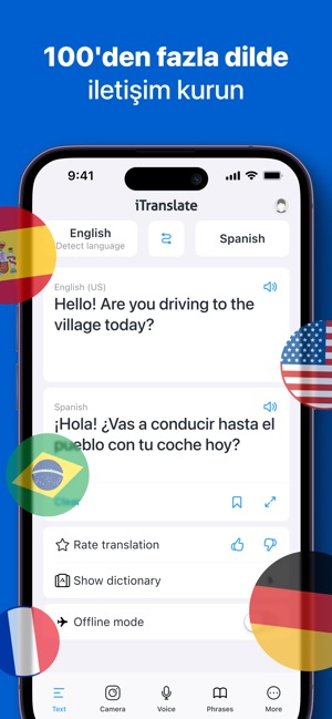 iTranslate - Çeviri ve Sözlük App Store'da