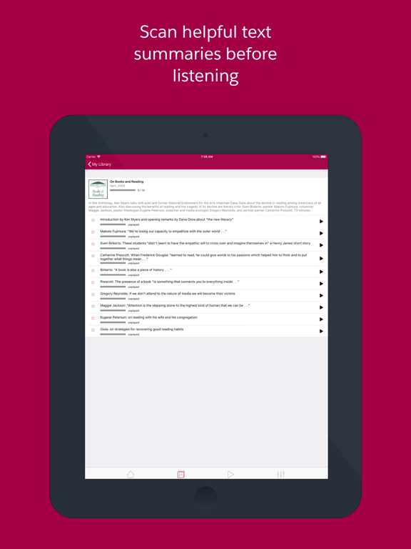 Mars Hill Audio iPad screenshot 5 - Education app