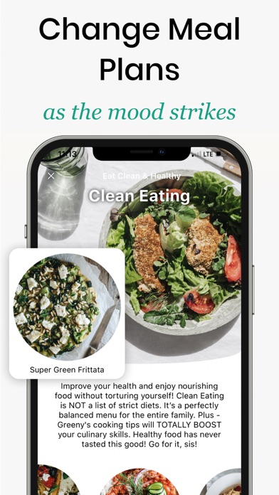 GREENY: Healthy Recipes & Mind Screenshot