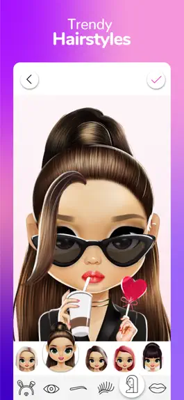 Game screenshot Создай персонажа аватар мейкер apk