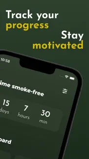 quit smoking tracker: stop it iphone screenshot 2