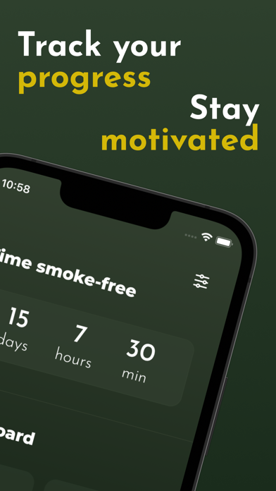 Quit Smoking Tracker: Stop it Screenshot