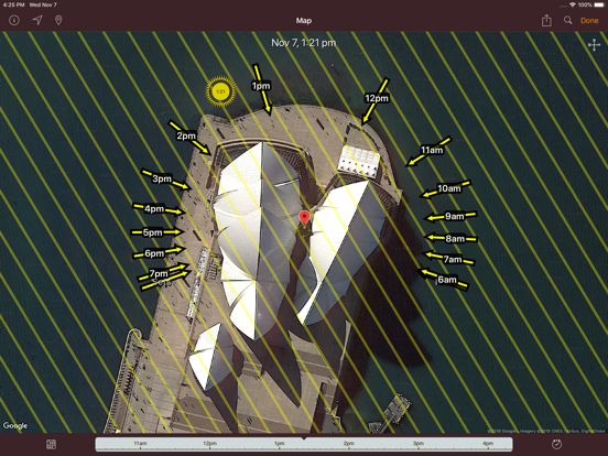 Sun Seeker - Tracker & Compass iPad app afbeelding 3