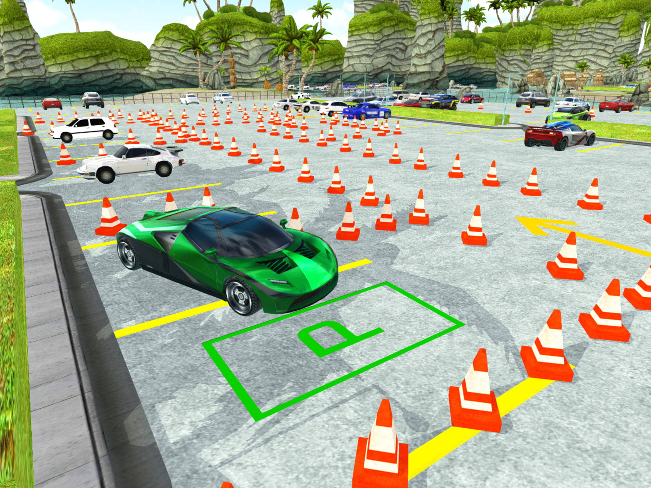 Car Parking Sim Driving School