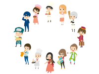 Person who is working sticker