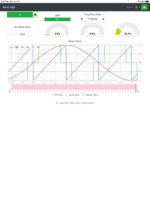 Screenshot #4 pour Atom HMI