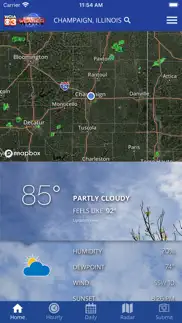 wcia 3 weather iphone screenshot 1