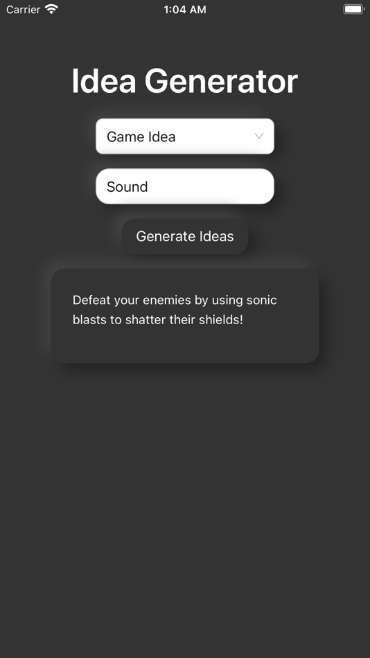 #2. Idea-maker (iOS) 由: Brandon Paul