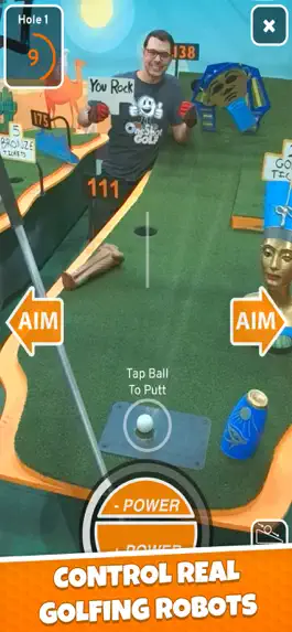 Game screenshot OneShot Golf: Robot Golf & Win mod apk