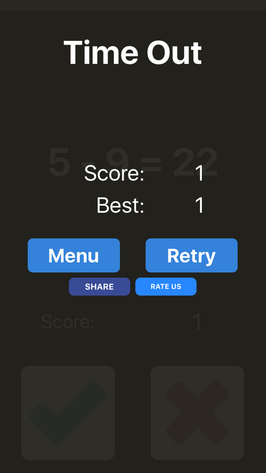 #4. Two Second Math Quiz (iOS) Podle: Lukas Fecke